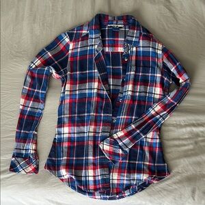 Kavu Plaid Button-Up Shirt